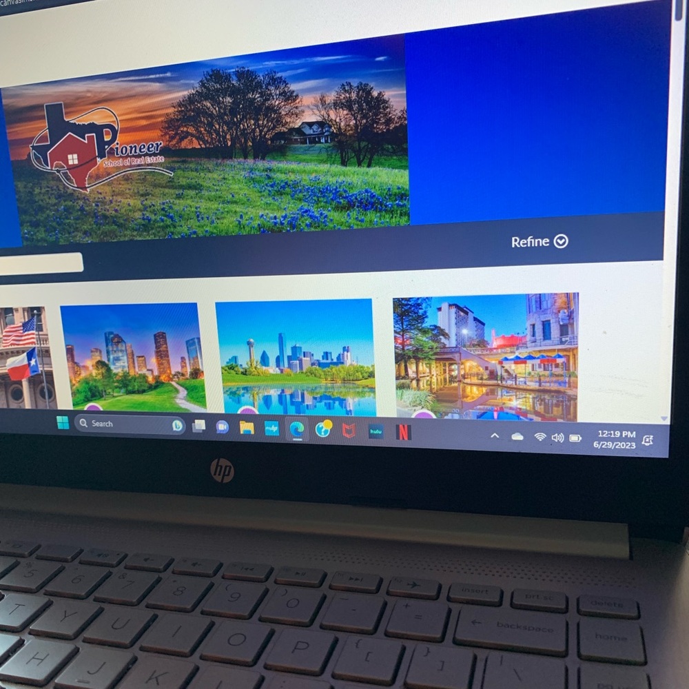 Hp rose gold laptop